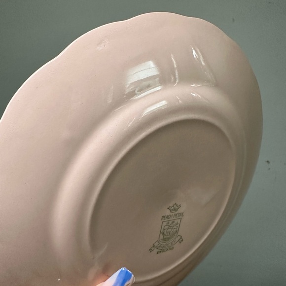 Grindley Peach Petal Ware - 8” Salad Plates. - Picture 5 of 5